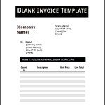 Blank Invoice Template Pdf