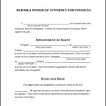 Blank Power of Attorney Form PDF