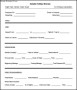 Blank Sample Holiday Itinerary Template