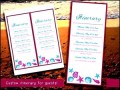 Blue Seashell Itinerary Template