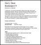 Bookkeeping Resume Template