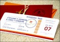 Bording Pass Ticket Wedding Invitation