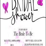 Bridal Shower Invitation Design