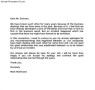 Business Apology Sample Letter