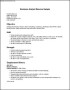 Business Management Resume Sample