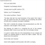 Business Self Introduction Letter Format