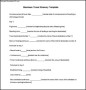 Business Travel Itinerary Template Free Download