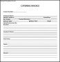 Catering Invoice Pdf