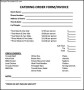 Catering Invoice Template PDF