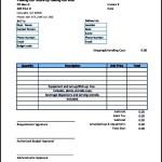 Catering Invoice Template Sample