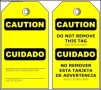 Caution Tag Template