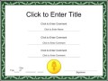 Certificate Example Free