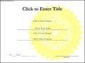 Certificate Template