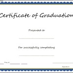Certificate of Graduation Template