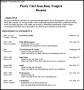 Chef Resume Template PDF