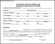 Child Actor Release Form