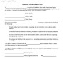 Childcare Authorization Form