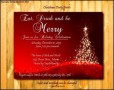 Christmas Party Invitation Template
