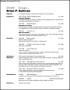 Chronological Resume Sample