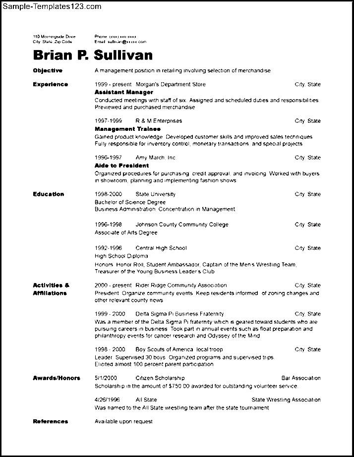 Resume Chronological Order Start Or End Date