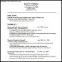 Chronological Resume Template