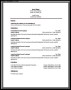 Chronological Resume Template Microsoft Word