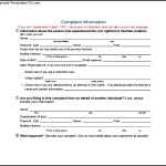 Civil Rights Complaint Form