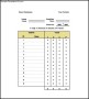 Class Attendance List Template Excel