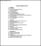 Cleaning Task List Template