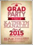 College Graduation Party Invitations Templates