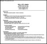 College Resume Template Word