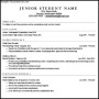 College Resume Template for High School Students