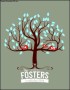 Colourful Family Tree Art