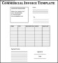Commercial Invoice Template Fee Download
