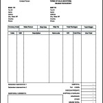 Commercial Invoice Template PDF