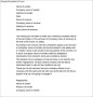 Company Services Termination Letter