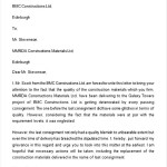 Complaint Letter Format