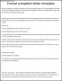 Complaint Letter Format Against Employee