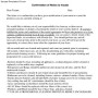 Confirmation Letter of Intent to Vacate