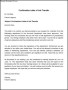 Confirmation of Job Transfer Letter Template