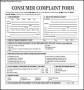 Consumer Complaint Form Example