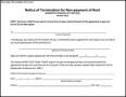 Contract Termination Letter Due to Nonpayment Download