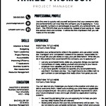 Creative Modern Resume Template for Word