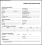Credit Application Form PDF