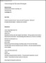 Cronological Resume Template Example