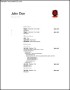 Curriculum Vitae English Templates