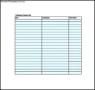 Customer Contact List Template Free