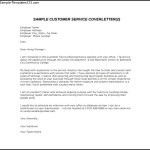 Customer Service Email Cover Letter PDF Template Free Download
