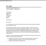 Customer Service Professional Cover Letter PDF Free Download