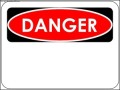 Danger Sign Template